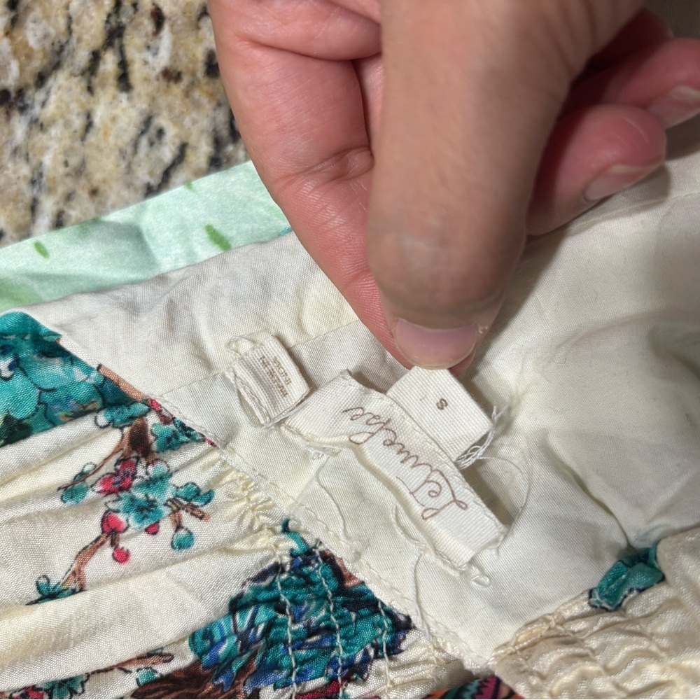 Anthropologie Let Me Be Tie Back Scarf Tank - Picture 8 of 8